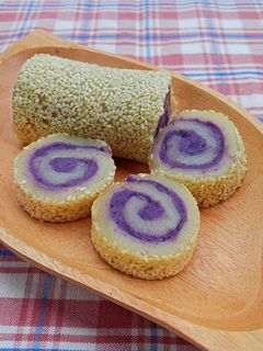 Foto resep Mochi Gulung Ubi Ungu