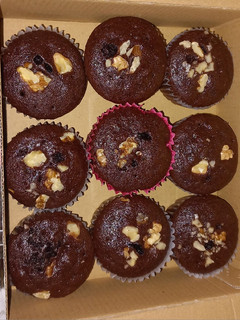 عکسی از دستور کاپ کیک مغز شکلاتی 🧁