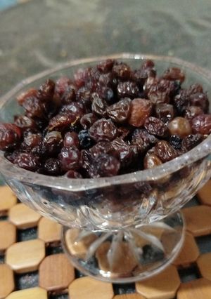 عکسی از دستور کشمش یاقوتی