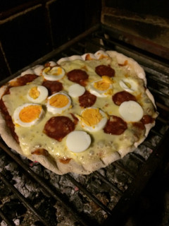 Una foto de Masa para pizza a la parrilla