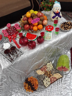 عکسی از دستور کرسی یلدامون🍉🌨☃️👨👩👧