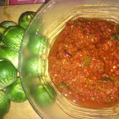รูปของ Sambal Terasi Matah