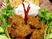 A picture of chả cốm