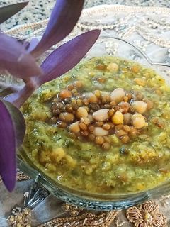 عکسی از دستور آش شله قلمکار
