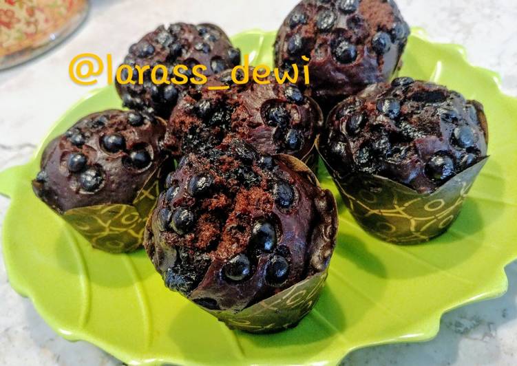 Langkah Mudah untuk Membuat Muffin kukus Simple (Nyoklat Bgt) Anti Gagal