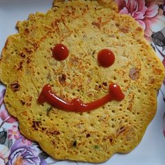 A picture of Besan Chilla.