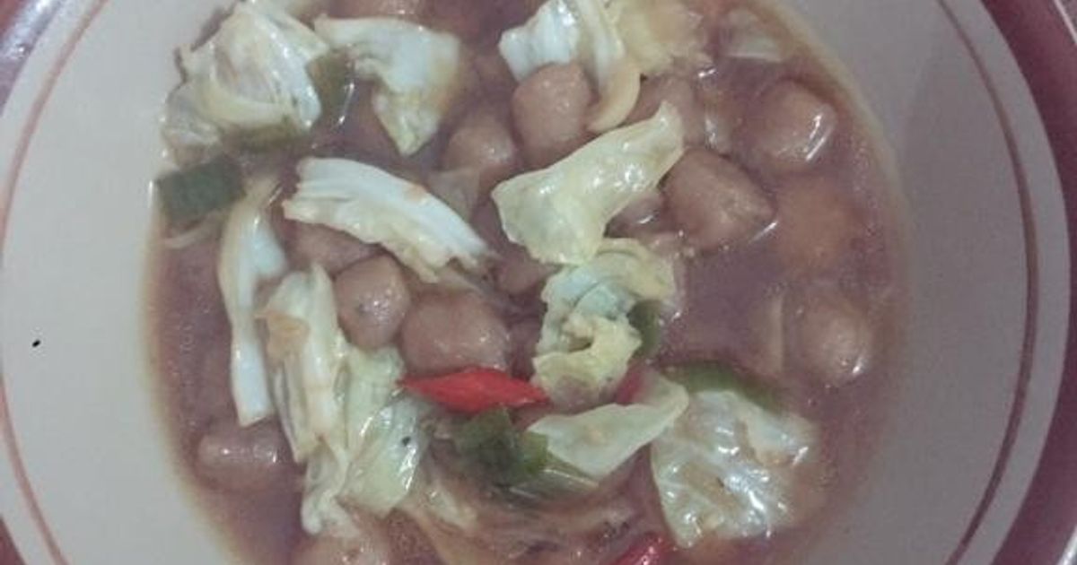 Masakan ala Rumahan Tongseng Baso Praktis