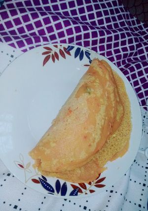صورة لوصفة عيش العدس المغزي