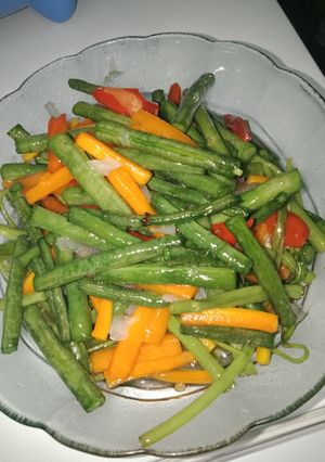 Foto resep Tumis kacang, wortel, kangkung