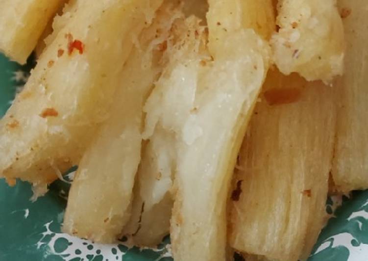 Bahan memasak Singkong Goreng Merekah yang simpel