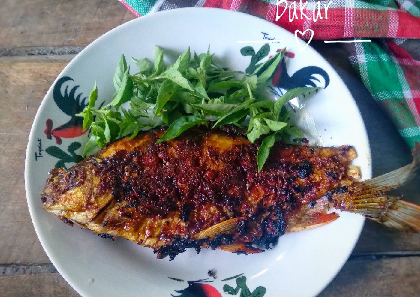 Ikan Tawes Bakar