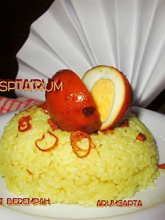 Cara Mudah Menyiapkan Resep  Nasi Kuning Berempah Praktis (Magic com) yang Menggugah Selera, Bisa Manjain Lidah
