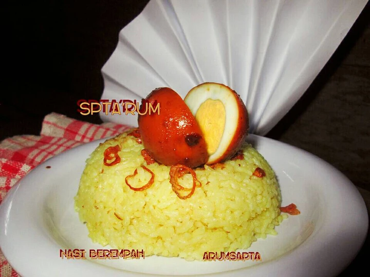 Cara Mudah Menyiapkan Resep  Nasi Kuning Berempah Praktis (Magic com) yang Menggugah Selera, Bisa Manjain Lidah