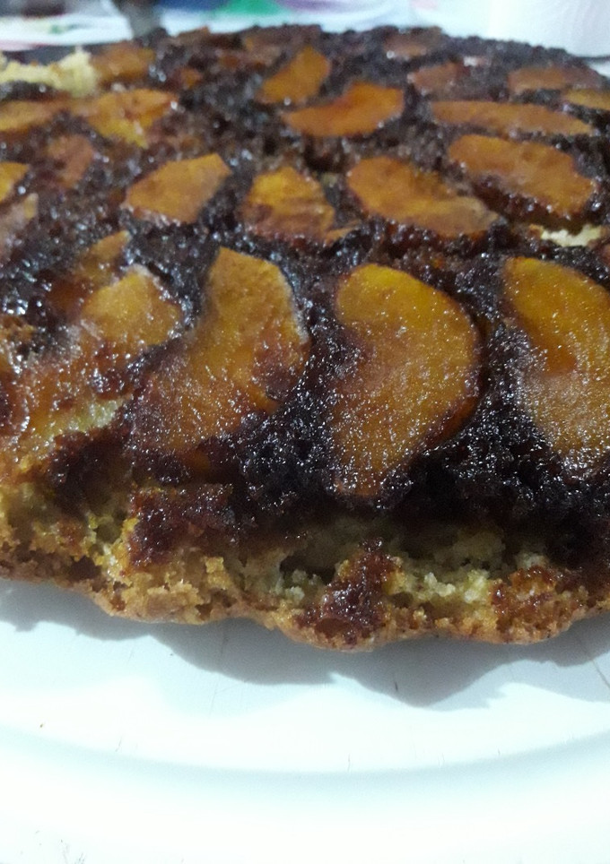 Una foto de Tarta invertida de manzana!!! Riquísima