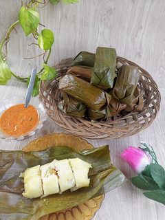 Foto resep Lontong Isi Kentang Wortel
