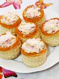 Aperitivo con vol au vent