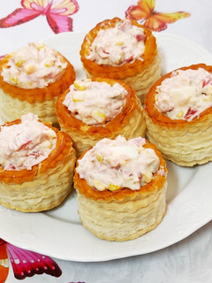 Una foto de Aperitivo con vol au vent