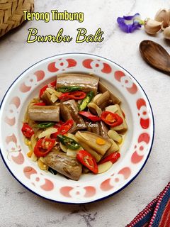Foto resep Terong Timbung Bumbu Bali / Tuung Timbung