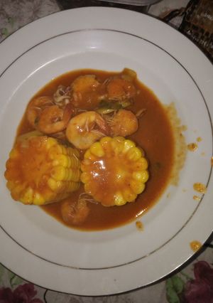 Foto resep Cumi Udang Saus Padang