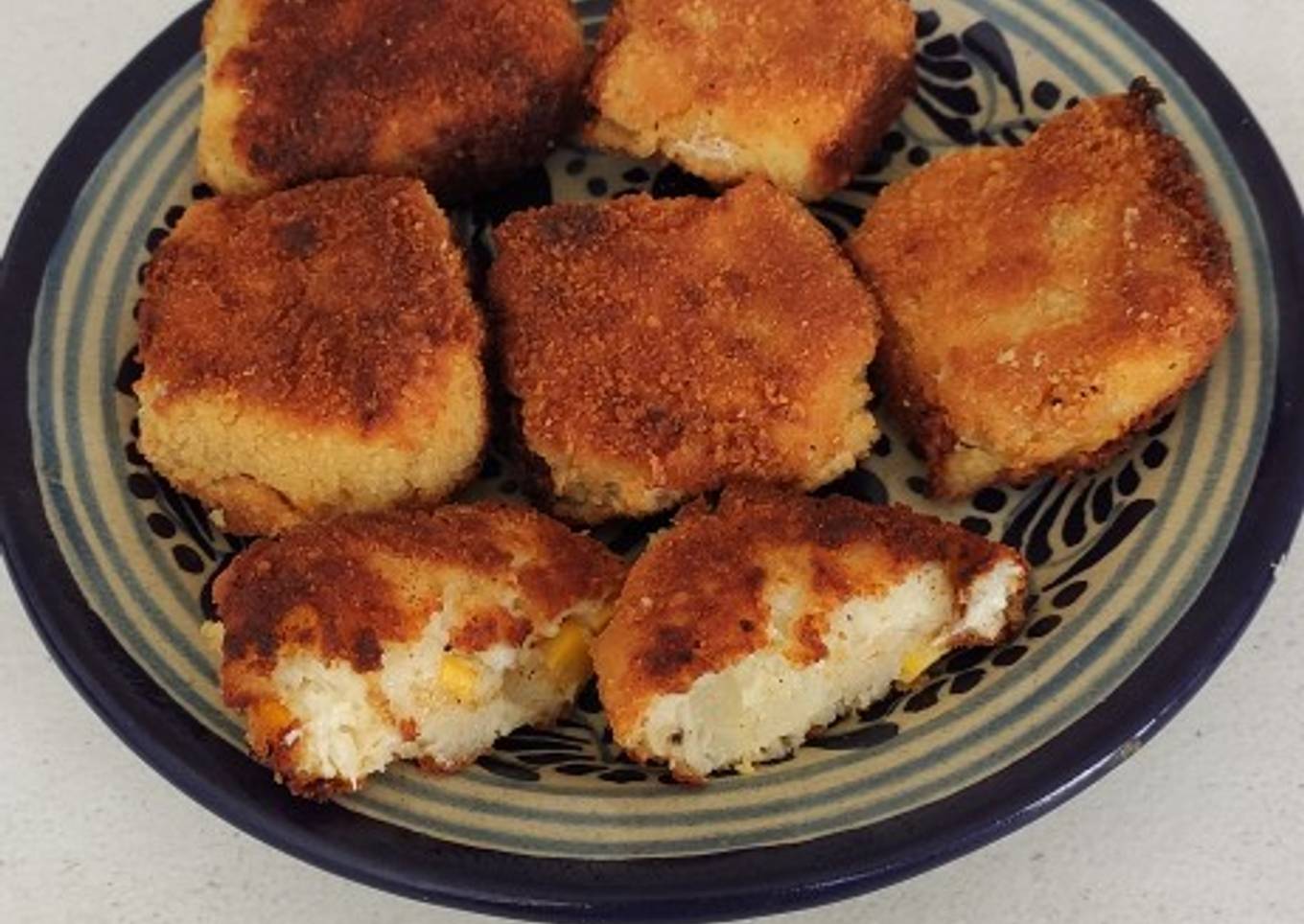 Croquettes de pommes de terre au maïs