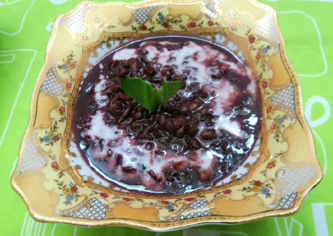Resep Manis Legit Bubur Ketan Item Kacang Ijo oleh Rossy Resep Manis Legit Bubur Ketan Item Kacang Ijo oleh Rossy