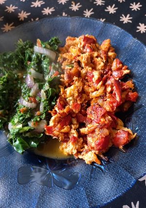 A picture of Scrambled eggs recipe 😋.