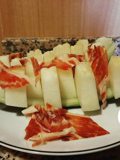 Una foto de Melón con Jamón