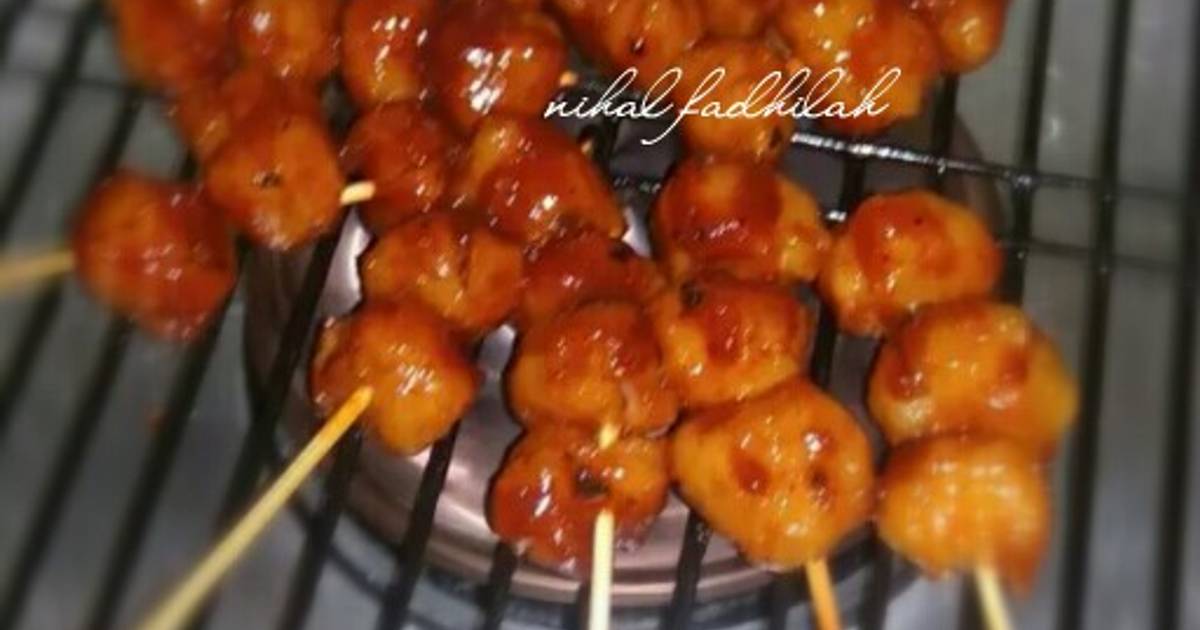  Resep  Bumbu bakso  bakar simple sambal oles bakso  bakar 