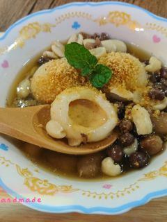 黑糖薑汁花生湯圓 的食譜成品照片