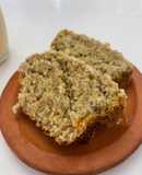 Budín de banana (opcional con avena)