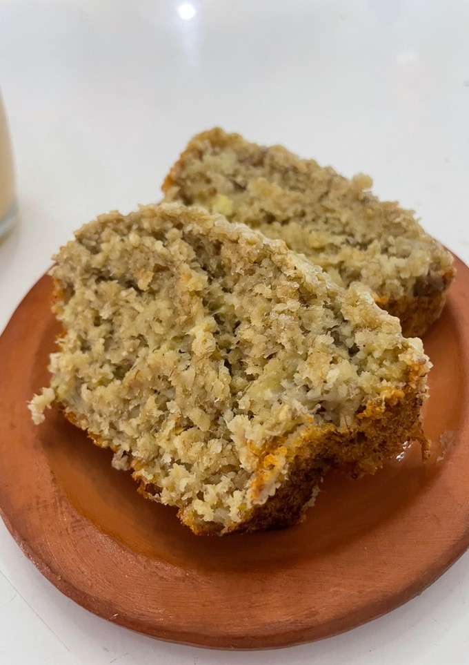 Una foto de Budín de banana (opcional con avena)