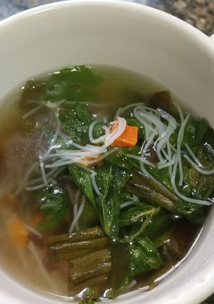 Una foto de Sopa de fideos