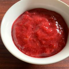 A picture of Rhubarb Sauce.