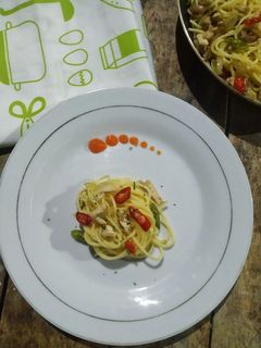 Foto resep Spaghetti aglio olio