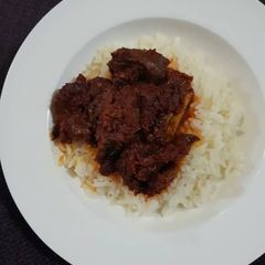 A picture of Goat Meat Stew.