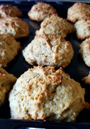 A picture of Poppy Seeds Rock Cakes.
