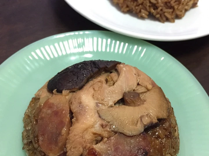 Recipe Loh Mai Kai (Glutinous Rice with Chicken and Mushroom) the Delicious Delicious