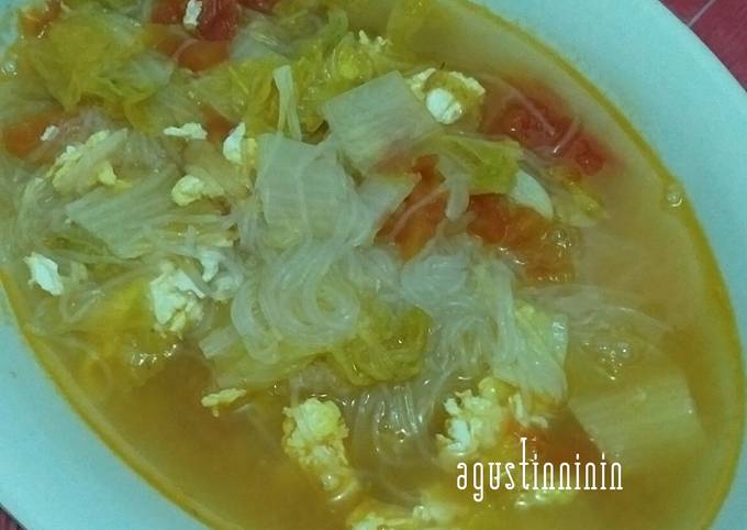 Standar Cara  membuat Suun kuah tomat yang nagih banget