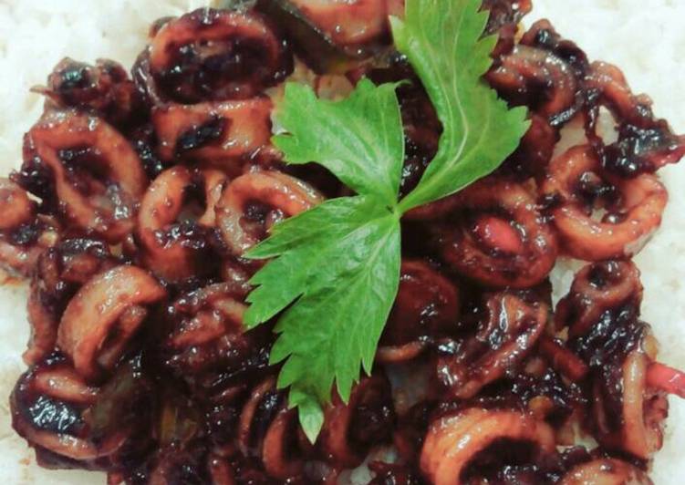 Bagaimana meracik Cumi (Saos Tiram) Cabe Ijo Lezat