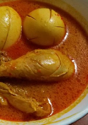 Foto resep Gule ayam telur