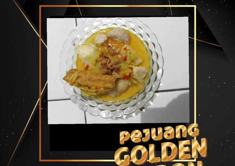 Resep Lontong sayur labu siam yang simpel