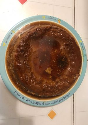 Una foto de Quesillo con leche condensada