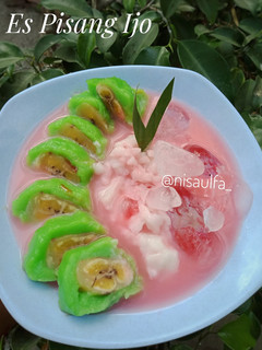 Foto resep Es Pisang Ijo
