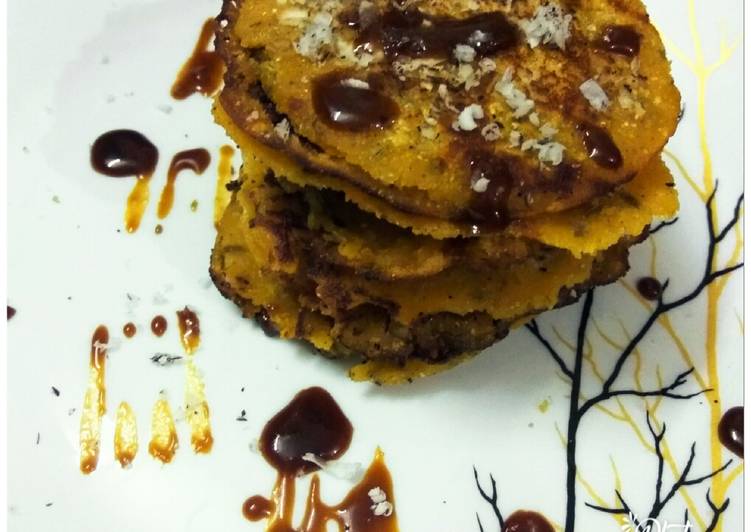 Makka Jaggery Pancake