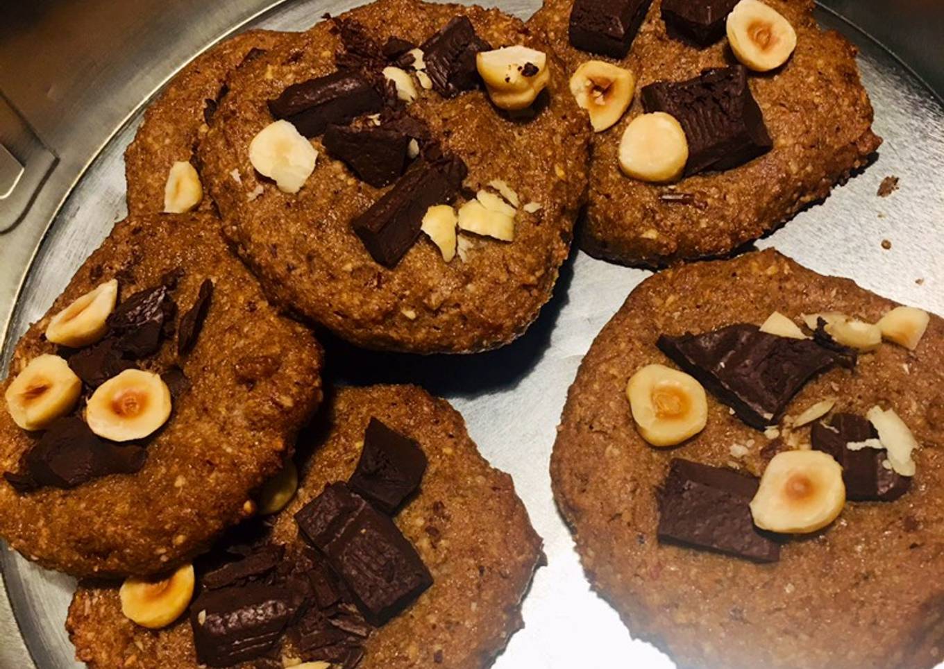 Cookies vegan et sans gluten à la noisette