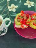 Desayuno bonito del norte con café