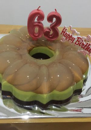 Foto resep Pudding 3 lapis (marie,avocado,choco)