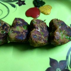 A picture of Soya chunks kabab.