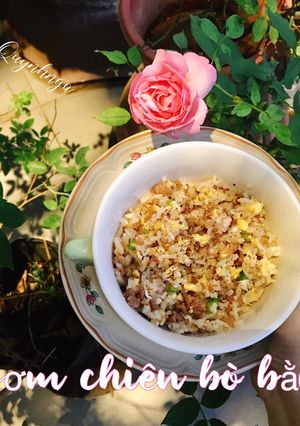 Hình của món Cơm chiên bò bằm.