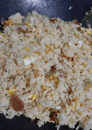 Foto resep Nasi Goreng Mentega Bakso Bombay (Pas rasanya)